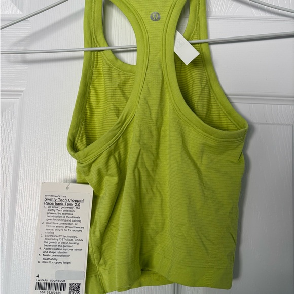 Lululemon Swiftly Racerback Cropped Tank - Picture 2 of 4